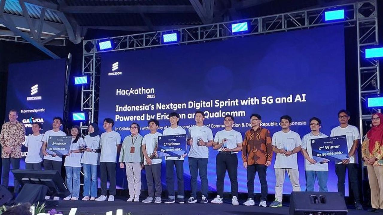 Ericsson dan Qualcomm Umumkan Pemenang Hackathon 2025 AI 5G, Solusi Digital Inovatif Siap Hadir