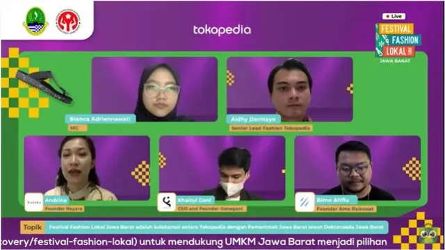 Perkuat UMKM, Tokopedia Gandeng Dekranasda Gelar Festival Fesyen Lokal Jawa Barat