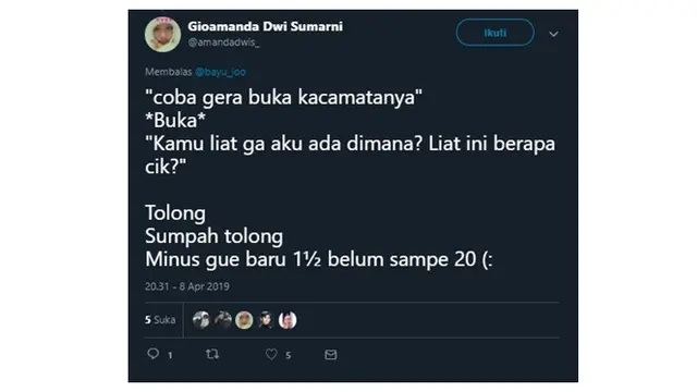 Drama yang Pernah Dialami Oleh Orang yang Berkacamata
