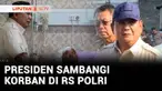 Presiden Prabowo Subianto pada Senin petang menjenguk korban unjuk rasa yang sedang dirawat di RS Polri, Kramat Jati, Jakarta Timur. Sebanyak 17 korban masih dirawat di Rumah Sakit Polri Kramat Jati yang terdiri dari 14 polisi dan 3 warga sipil.