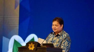 Menteri Koordinator Bidang Perekonomian Airlangga Hartarto menyatakan neraca perdagangan Indonesia surplus secara konsisten selama 26 bulan beruntun. (Dok Kemenko Perekonomian)
