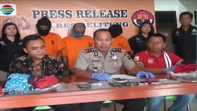 Ketiga pelaku ini ditangkap di kawasan Membalong, Kabupaten Belitung lantaran memperkosa dan merekam video mesum seorang gadis dibawah umur.