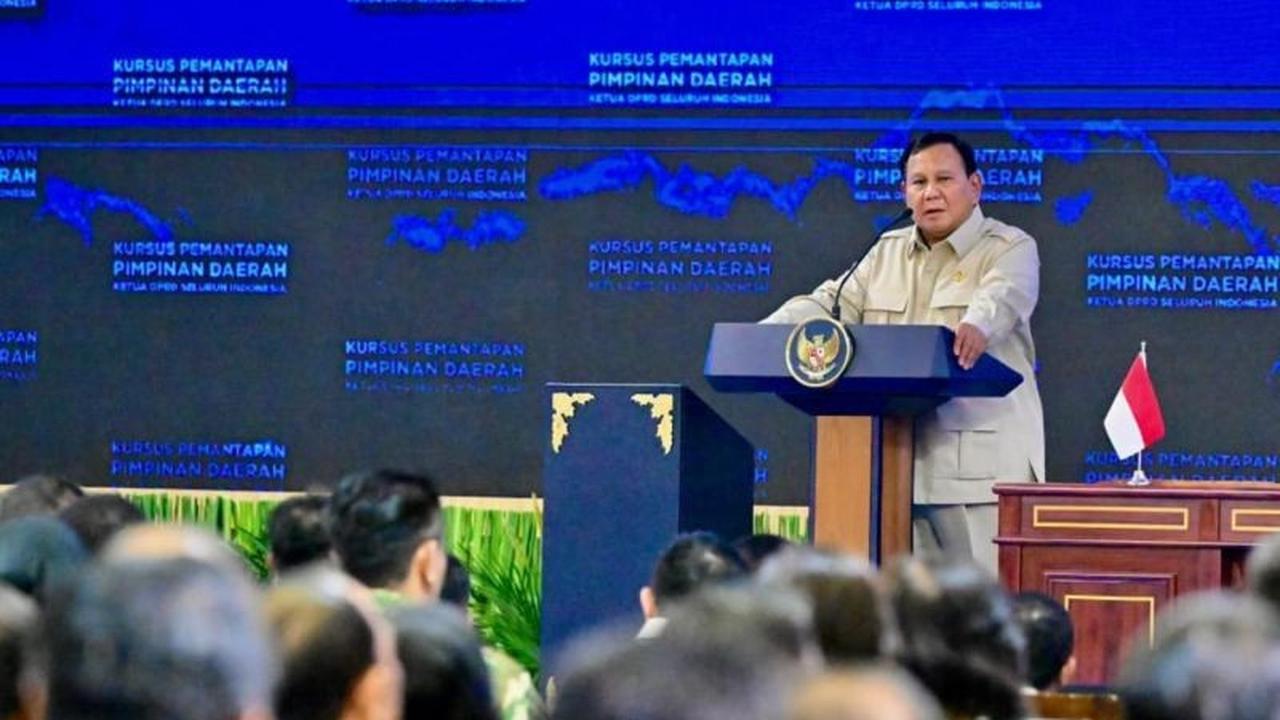 Presiden Prabowo Sebut Ketua DPRD Patriot Cinta Tanah Air, Perkuat Kepemimpinan Daerah