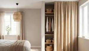 Desain Walk-In Closet di Kamar Sempit (Foto: Gemini)