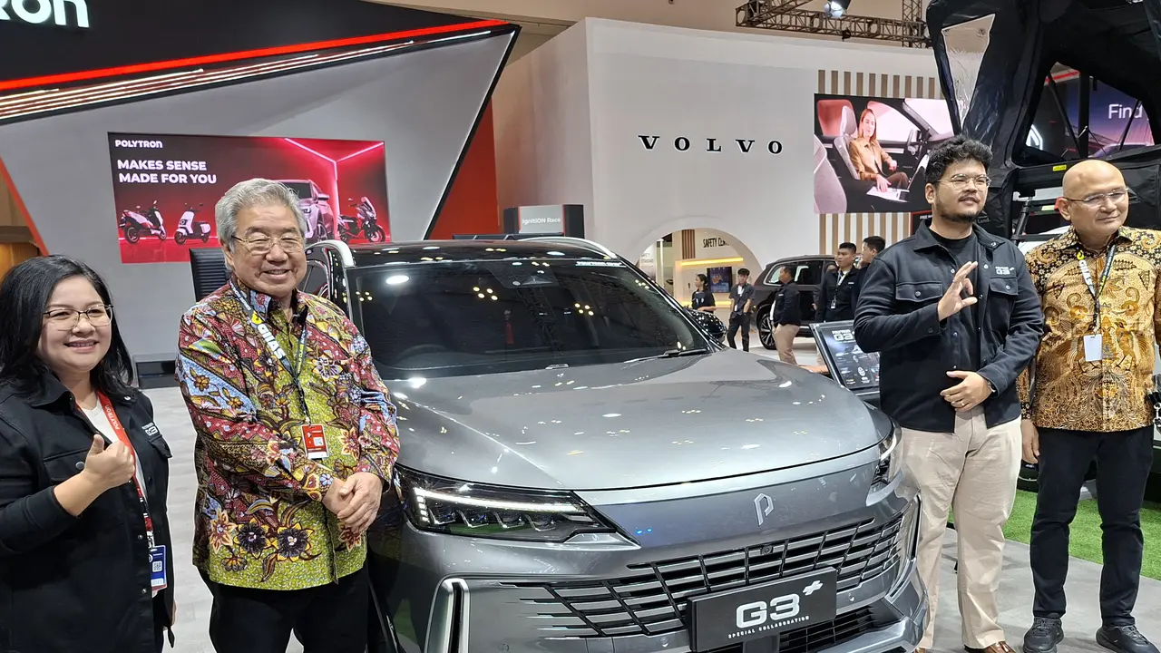Polytron G3+ Special Collaboration hadir eksklusif di GIIAS 2026. (Liputan6.com/Pramita)