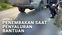 Penembakan saat Penyaluran Bantuan