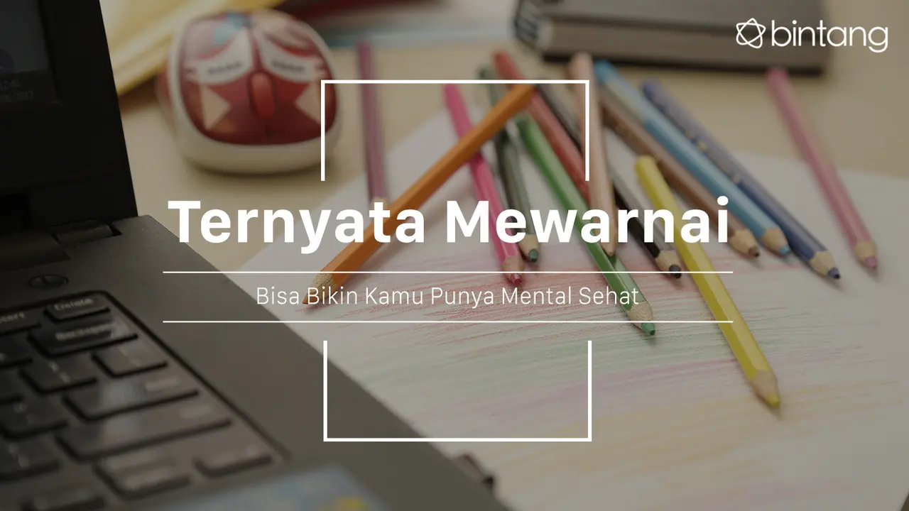 Manfaat mewarnai. (Foto: Daniel Kampua, Digital Imaging: M. Iqbal Nurfajri/Bintang.com)