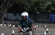 FOTO: Ini Penampakan Lintasan Baru Ujian SIM C Tanpa Jalur Zig-Zag dan Angka 8, Jadi Lebih Mudah?