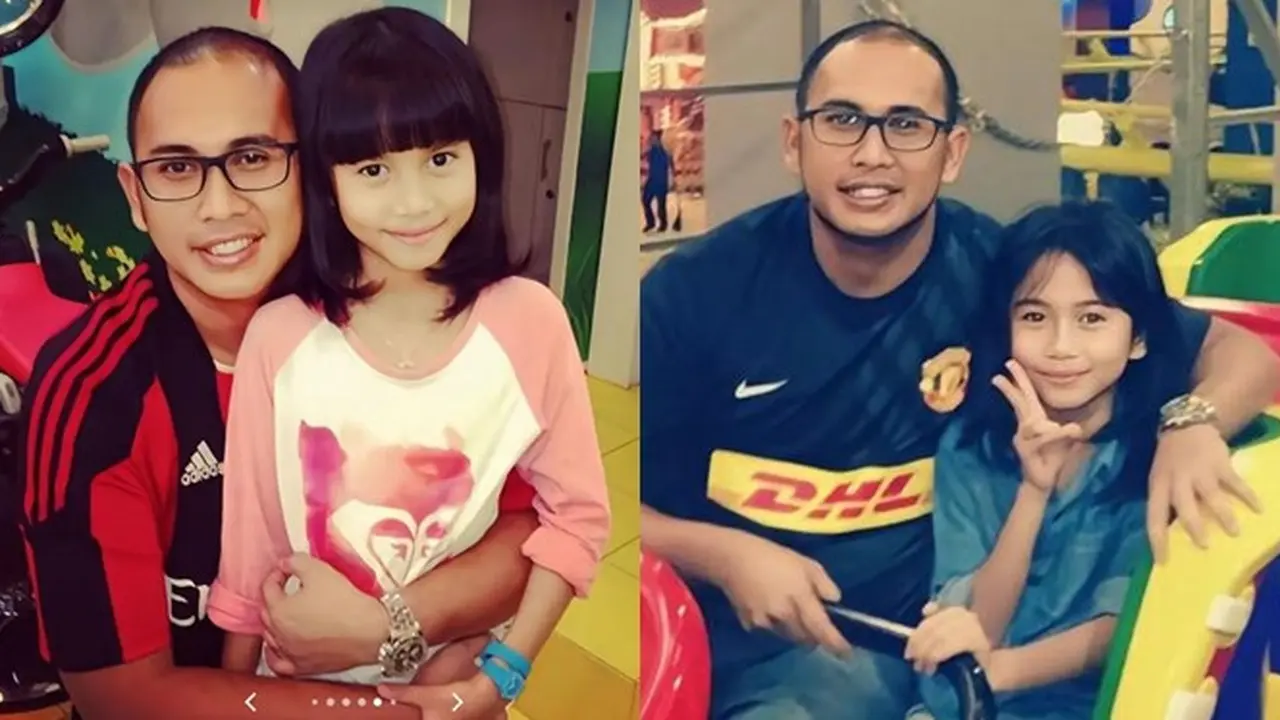 6 Foto Lawas Azizah Salsha Kecil Bersama Ayahnya, Andre Rosiade Muda Curi Perhatian