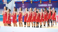 Timnas Bola Basket Putri Indonesia meraih medali emas SEA Games 2023. (Bola.com/Dok.Perbasi).