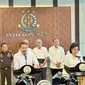 Jaksa Agung ST Burhanuddin menerima adanya debitur nakal di lingkungan Lembaga Pembiayaan Ekspor Indonesia (LPEI). (Nanda Perdana Putra).