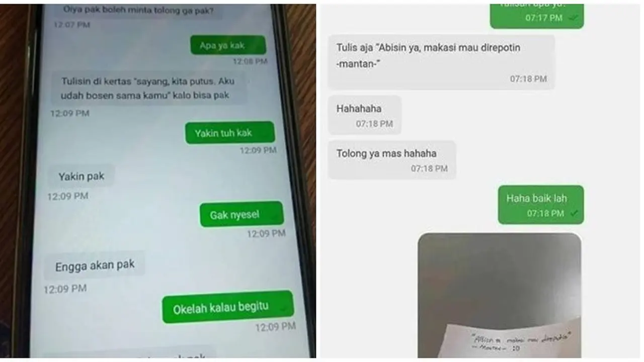 6 Chat Pelanggan Titip Tulisan di Bungkus Makanan ke Ojol Ini Kocak