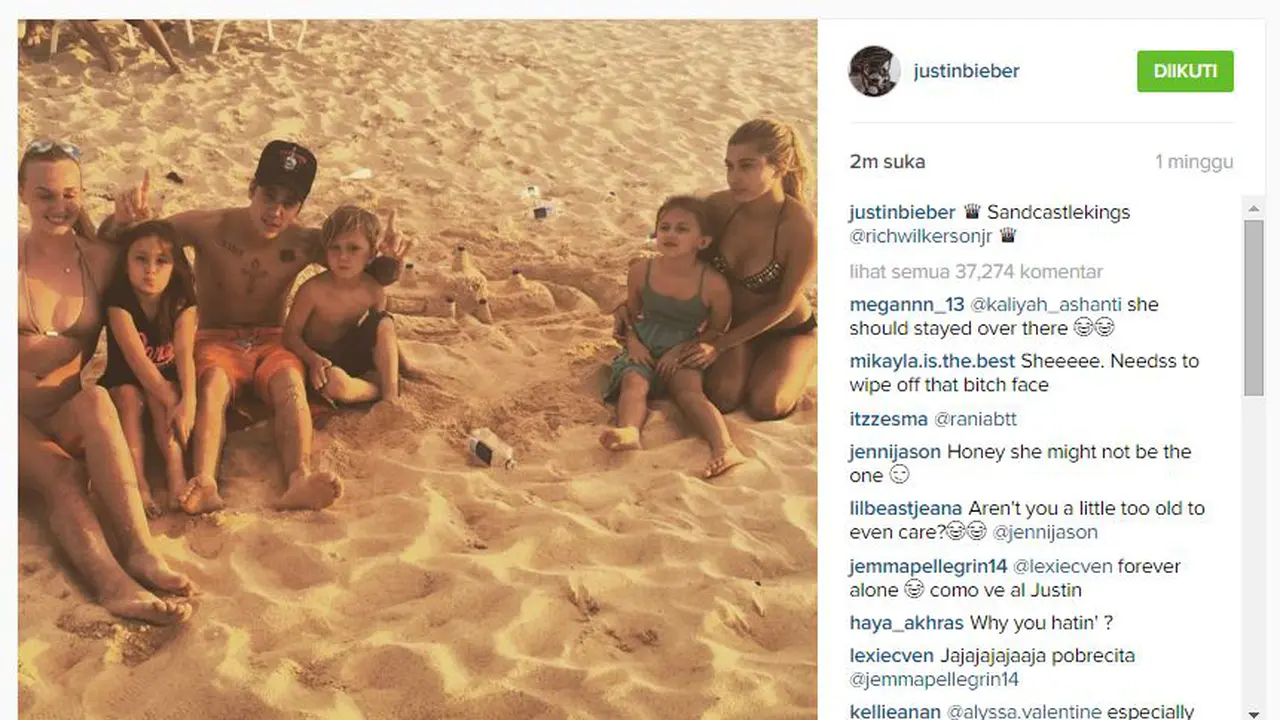 Justin Bieber dan Hailey Baldwin