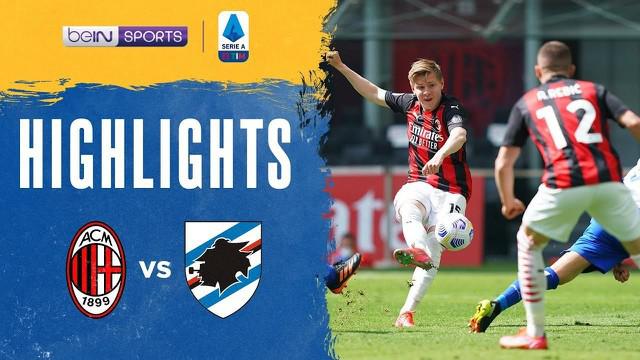 Berita video highlights laga menarik Liga Italia 2020/2021 yang terjadi pada pekan ke-29, yaitu antara AC Milan melawan Sampdoria yang berakhir dengan skor 1-1, Sabtu (3/4/2021) sore hari WIB.