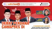Infografis Debat Perdana Cawapres di Pilpres 2024. (Liputan6.com/Abdillah)