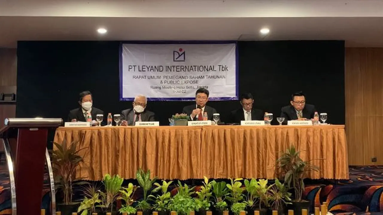 Paparan publik PT Leyand International Tbk (LAPD), Jumat, 1 Juli 2022 (Foto: Liputan6.com/Elga N)