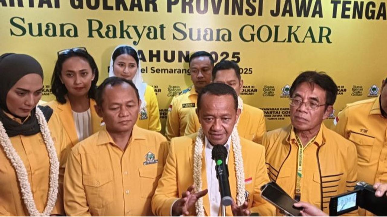 Hadiri Musda Golkar Jateng, Bahlil Instruksikan Seluruh Kader Sukseskan Program Prabowo-Gibran