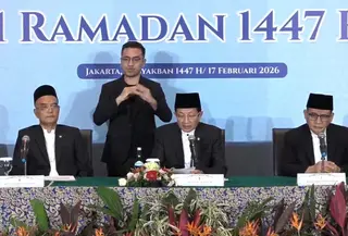 Kementerian Agama menggelar sidang isbat dan memutuskan bahwa puasa 1 Ramadan 1447 Hijriah jatuh pada 19 Februari 2026. (Foto: Tangkapan Layar YouTube Bimas Islam TV)