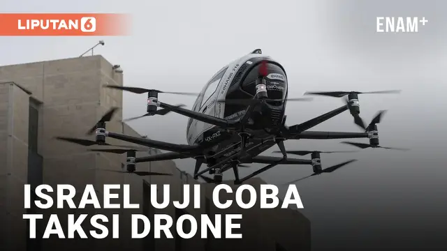Taksi Drone Israel Diuji Coba di Langit Yerusalem