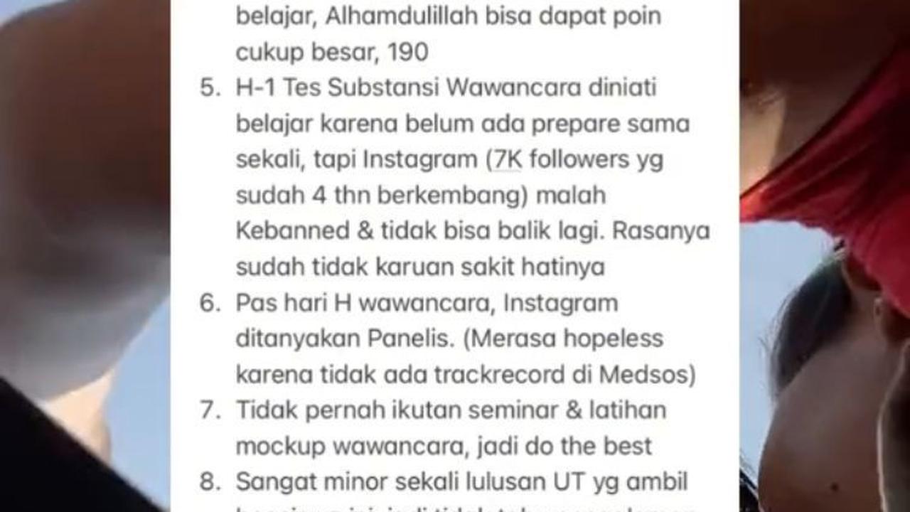 Ia juga menceritakan berbagai hal yang ia alami selama mengikuti seleksi beasiswa LPDP ini. Namun akhirnya, ia lolos dan mendapatkan beasiswa yang ia harapkan ini.