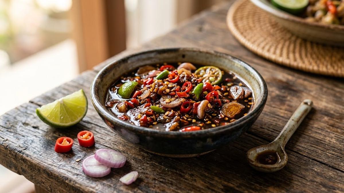 Resep Sambal Kecap Saus Tiram yang Gurih Pedas Segar
