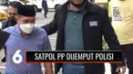 Tak segarang dalam video penganiayaan yang viral saat razia PPKM Darurat, begini tampang mantan Sekretaris Satpol PP Gowa, Mardhani Hamdan saat dijemput polisi untuk jalani pemeriksaan.