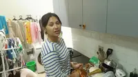 7 Potret Dapur dan Jemuran Mini Rumah Indah Permatasari dan Arie Kriting, Minimalis