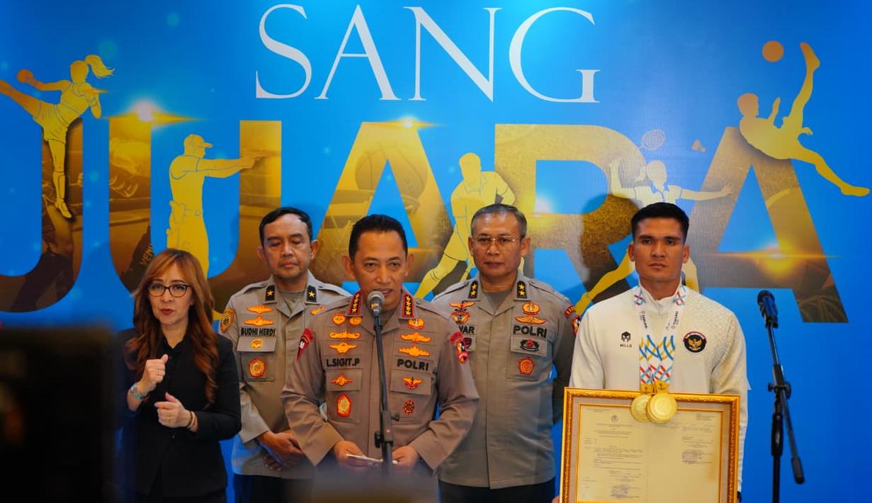 Dengan adanya kegiatan ini, Kapolri Lestyo Sigit berharap seluruh atlet Indonesia ke depannya terus menjaga dan meningkatkan prestasinya.