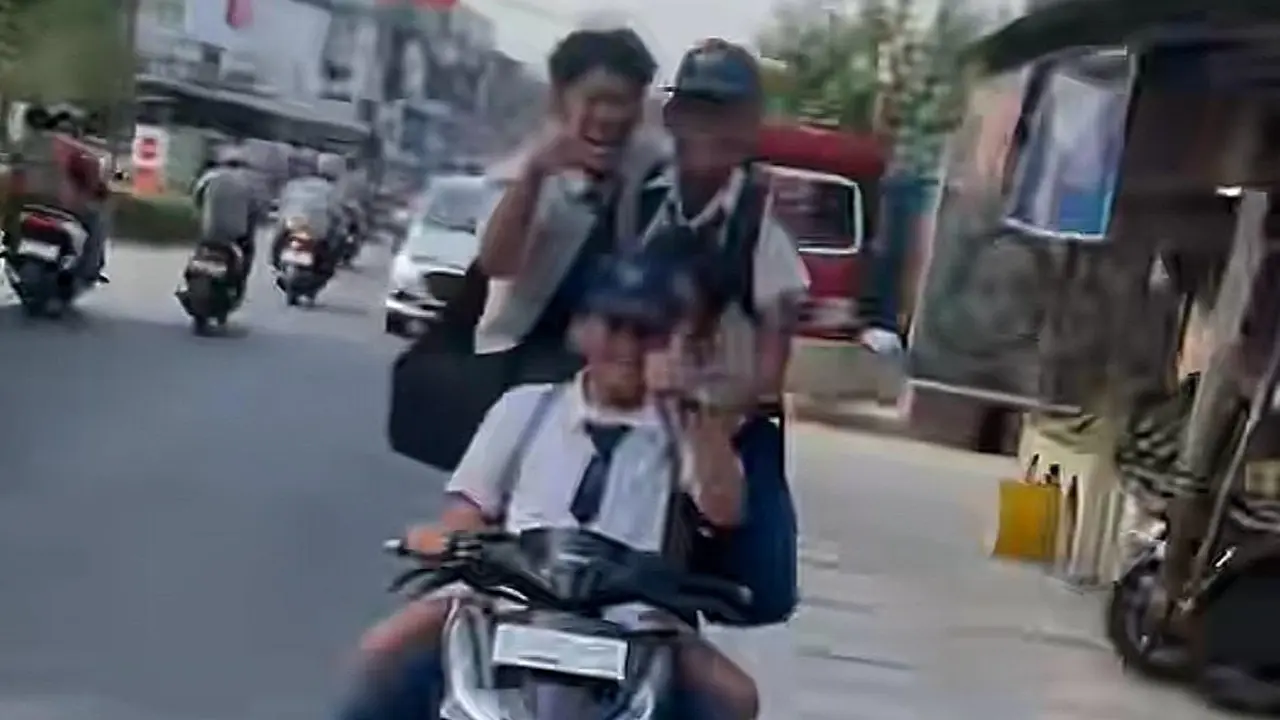 Viral Aksi Boceng 4 Pelajar SMP, Berujung Pembinaan