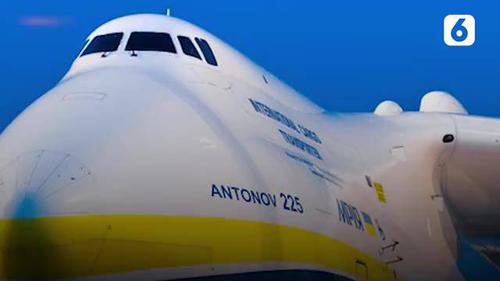 VIDEO: Rusia Hancurkan Antonov AN-225 Mriya, Pesawat Terbesar di Dunia