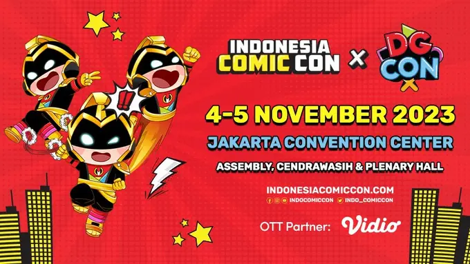 Indonesia Comic Con X DG Con 2023 (Istimewa)