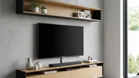 8 Model Rak TV Dinding Tempel Minimalis, Estetik dan Hemat Ruang