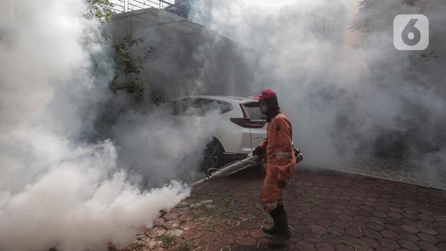 Warga Pesanggrahan Lakukan Fogging untuk Cegah DBD