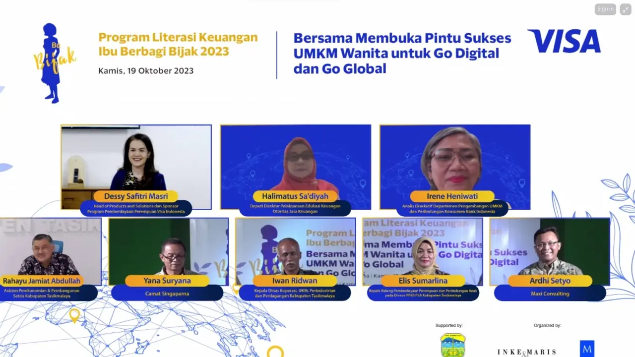 Visa Sukses Bantu 300 UMKM di Tasikmalaya Go Digital Go Global