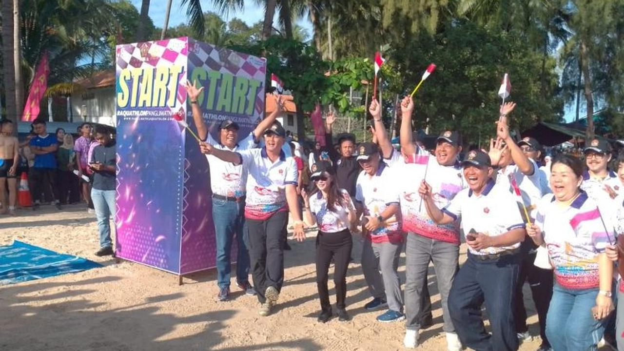 Meriah! 742 Peserta Ikuti Aquathlon Piala Panglima TNI di Batam, Jaring Bibit Atlet dan Pererat Persatuan
