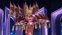 Nova Liana, Miss Grand Indonesia 2024 dengan balutan kostum nasional bertema The Royal Flavors of Payakumbuah dalam Miss Grand International 2024 di Kamboja dan Thailand, 3 hingga 25 Oktober 2024. (IST)