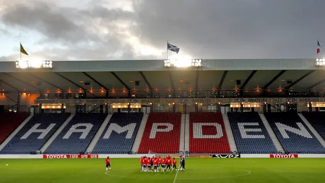 Foto Piala Eropa: Stadion Hampden Park, Memori Tendangan Voli Ikonik Zizou yang Kini Menjadi Salah Satu Venue Euro 2020 (Euro 2021)