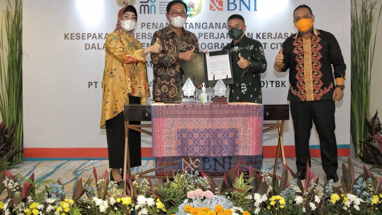 Pemkot Palu Bersama BNI Bersepakat Kembangkan Smart City. Dok BNI