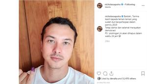 Nicholas Saputra (Foto: Instagram)