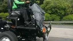 Lha, kenapa cuman kerangkanya aja? (Source: IST)