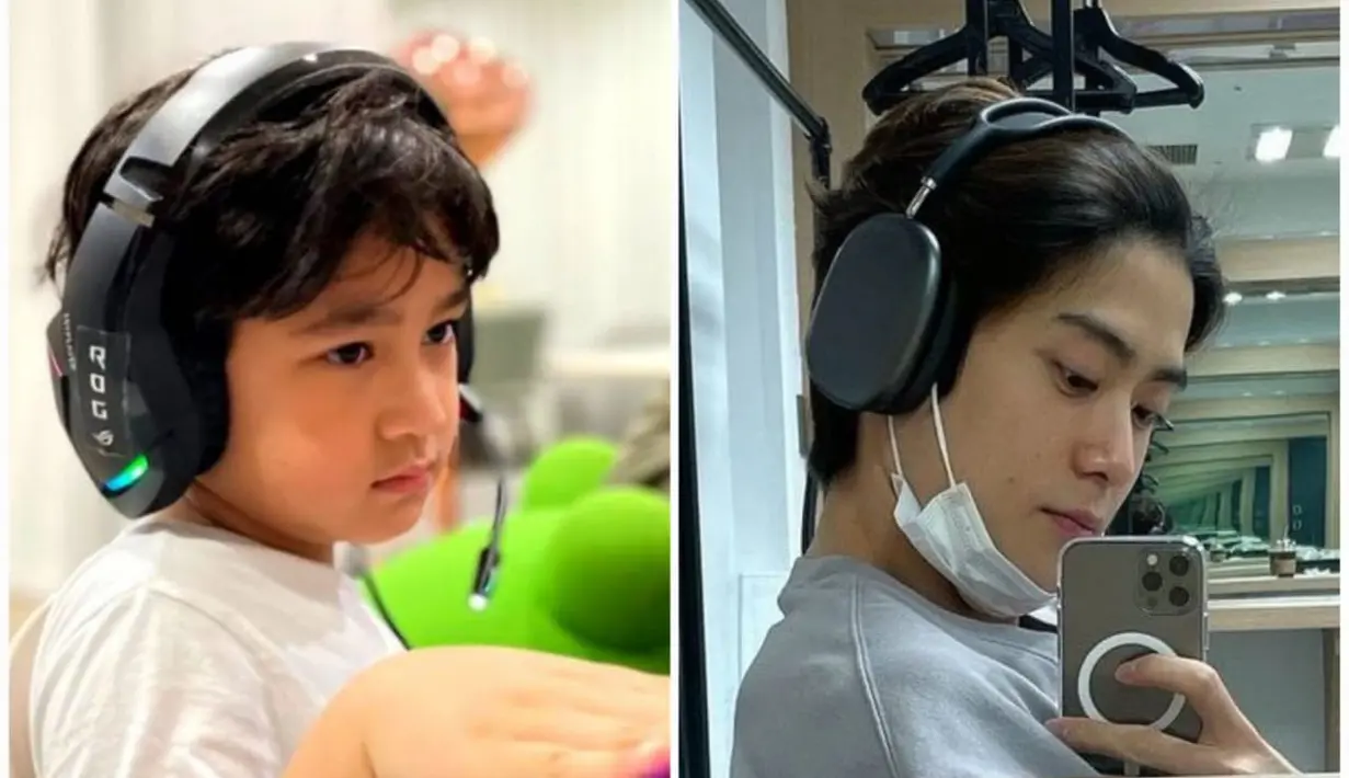 Banyak yang bilang, Jaehyun adalah gambaran penampilan Rafathar di masa depan. Kalian setuju? (Foto: Twitter/ @jaevrincea)