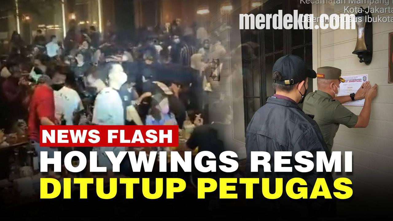 VIDEO: Petugas Bubarkan Holywings Kemang Teriak 'Kapan Covid-19 Mau Selesai? 
