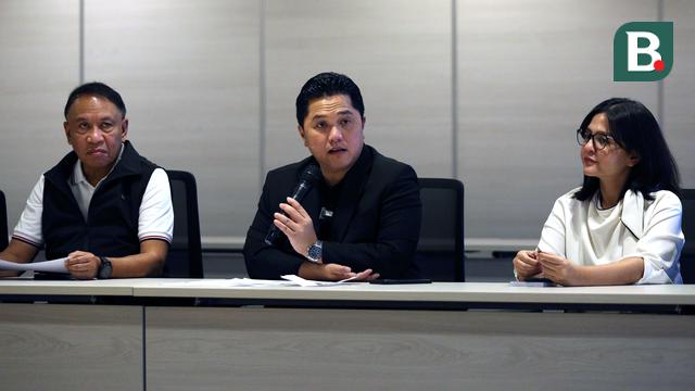 Konferensi Pers Erick Thohir Mengenai Piala Dunia U-17 2023