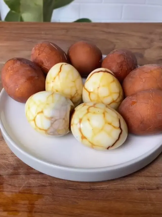 Tambah 1 Bahan, Ini Cara Masak Telur Pindang Batik Agar Semakin Cokelat dan Cantik