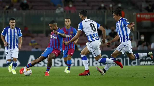 Martin Braithwaite Gemilang, Barcelona Sikat Real Sociedad