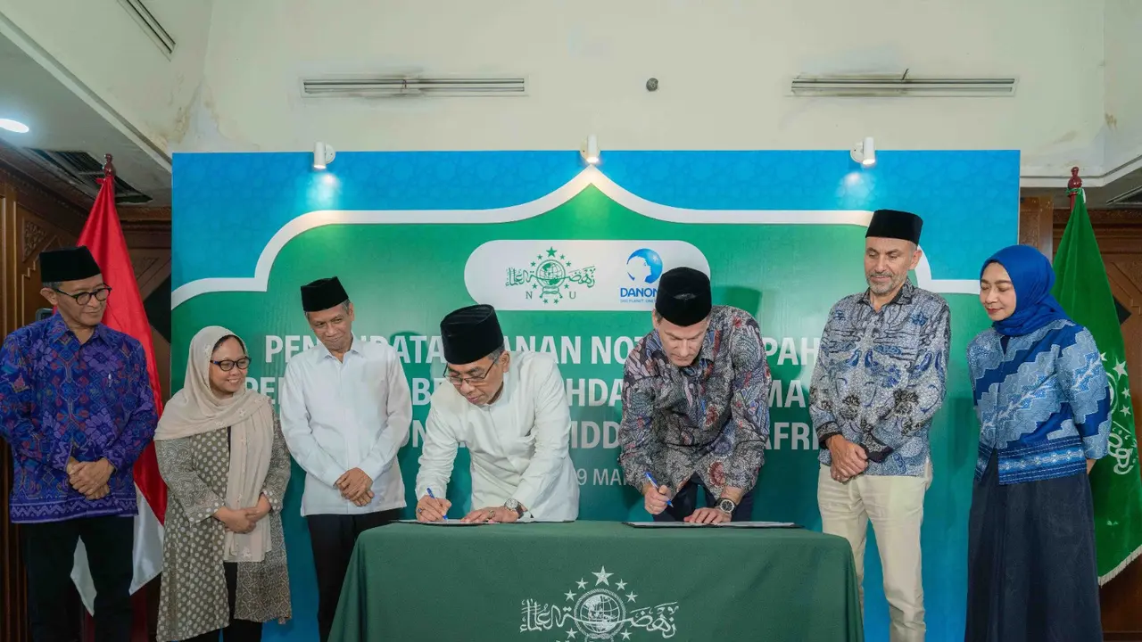 Pengurus Besar Nahdlatul Ulama (PBNU) bekerja sama dengan Danone di bidang kesehatan, pendidikan, sosial, dan ekonomi.