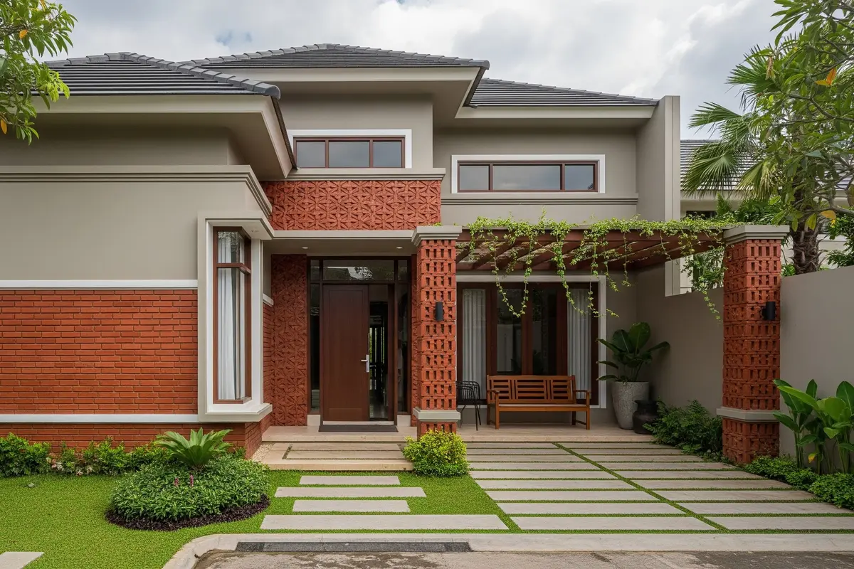 10 Kombinasi Warna Earth Tone, Bikin Eksterior Rumah Hangat dan Elegan