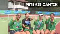 4 petenis cantik asal Jatim sumbang emas diajang PON 2016