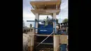 Penambahan pintu air Manggarai di harapkan dapat mengurangi permasalahan banjir Ibukota Jakarta, Senin (29/12/2014). (Liputan6.com/Faizal Fanani)