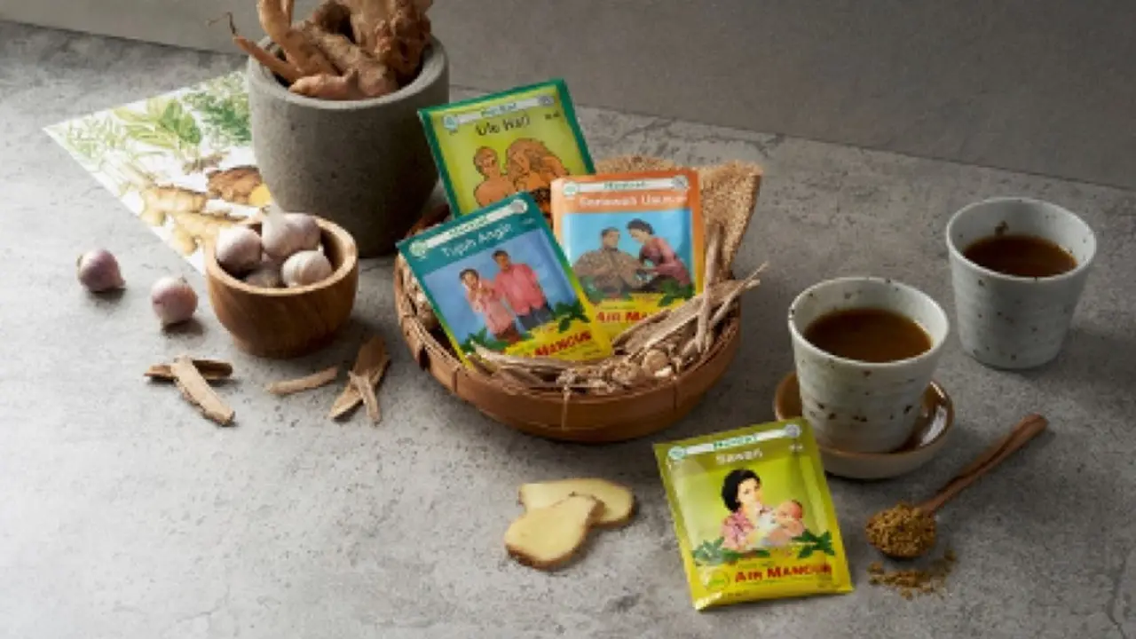 Jamu Serbuk Air Mancur dan Seduhannya